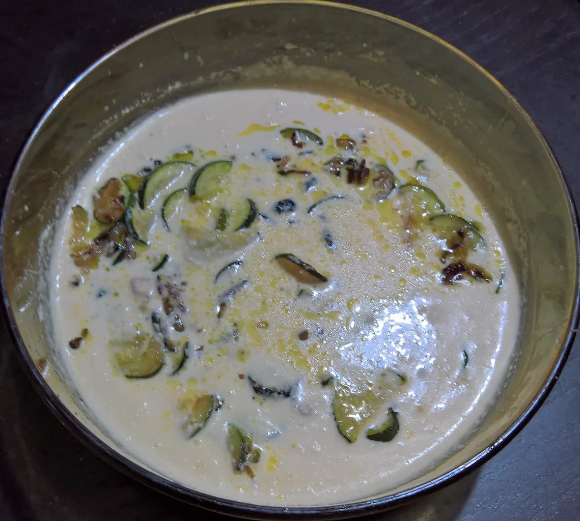 sfogliata panna e zucchine